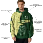 customized colorado state rams abstract shape green hoodie best selling