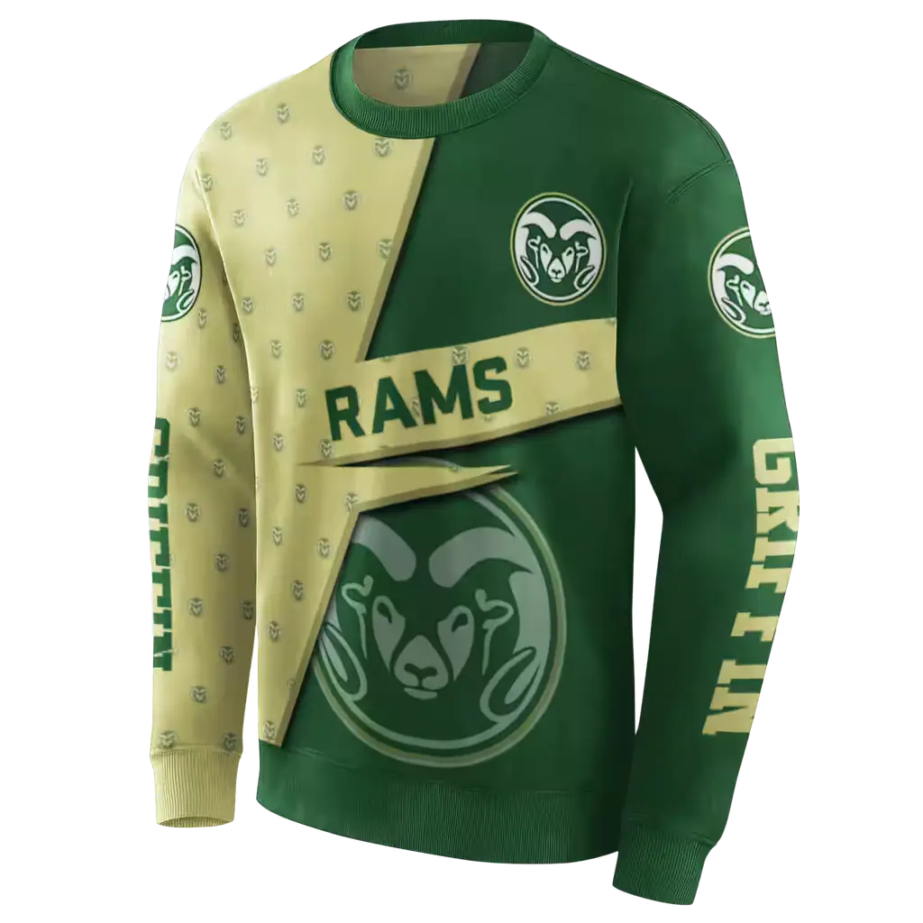 customized colorado state rams abstract shape green hoodie new arrival customized colorado state rams abstract shape green hoodie new arrival