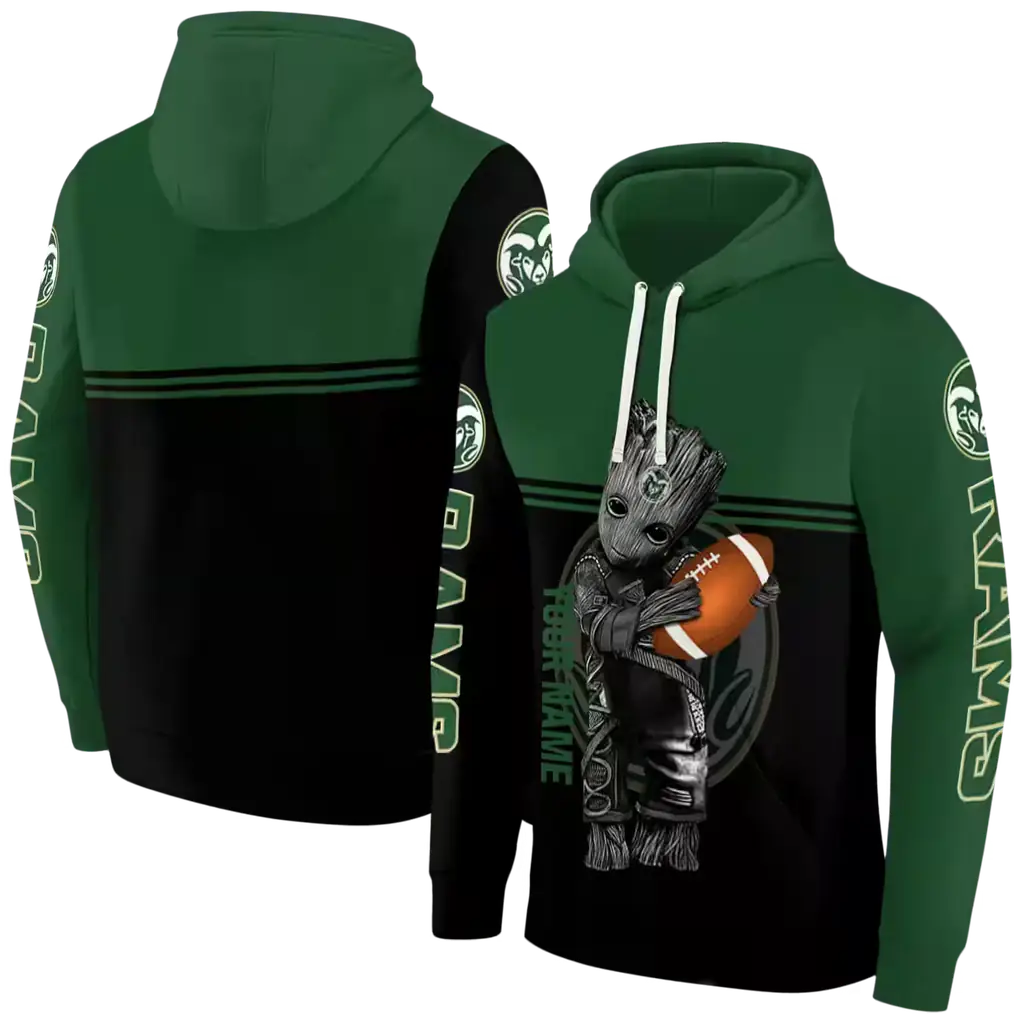 customized colorado state rams baby groot green black hoodie fashion forward customized colorado state rams baby groot green black hoodie fashion forward