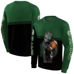customized colorado state rams baby groot green black hoodie best selling