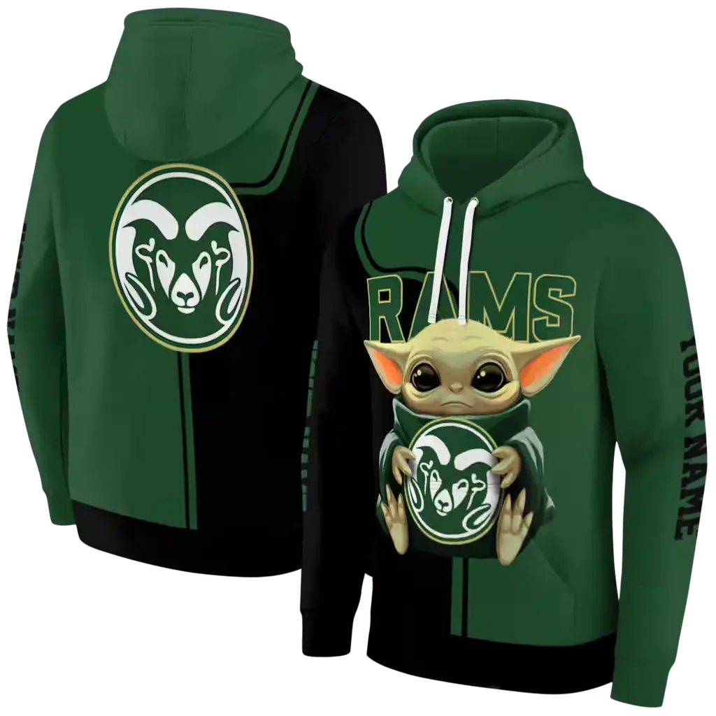 customized colorado state rams baby yoda green black hoodie fashion forward customized colorado state rams baby yoda green black hoodie fashion forward