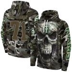 customized colorado state rams camo skull hoodie best selling