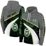 customized colorado state rams hexagonal mesh green black gray hoodie best selling