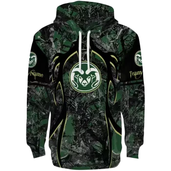 customized colorado state rams hunting theme green black hoodie best selling