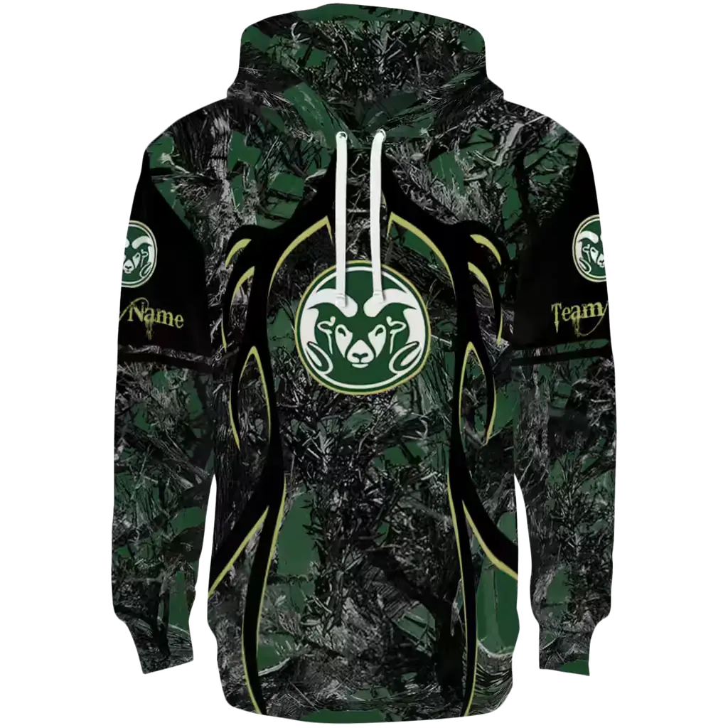 customized colorado state rams hunting theme green black hoodie best selling customized colorado state rams hunting theme green black hoodie best selling