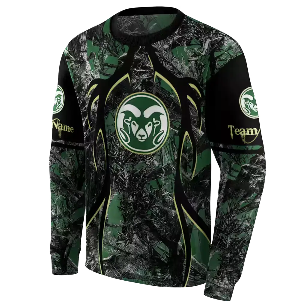 customized colorado state rams hunting theme green black hoodie new arrival customized colorado state rams hunting theme green black hoodie new arrival