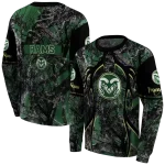 customized colorado state rams hunting theme green black hoodie best selling
