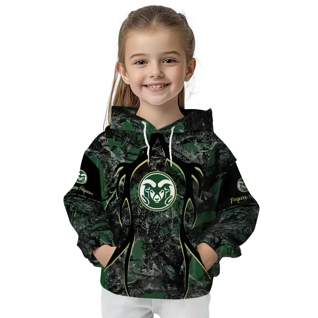 customized colorado state rams hunting theme green black hoodie top rated customized colorado state rams hunting theme green black hoodie top rated