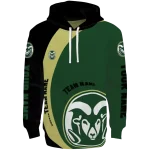 customized colorado state rams minimalist design green black hoodie best selling
