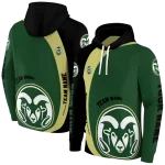 customized colorado state rams minimalist design green black hoodie best selling