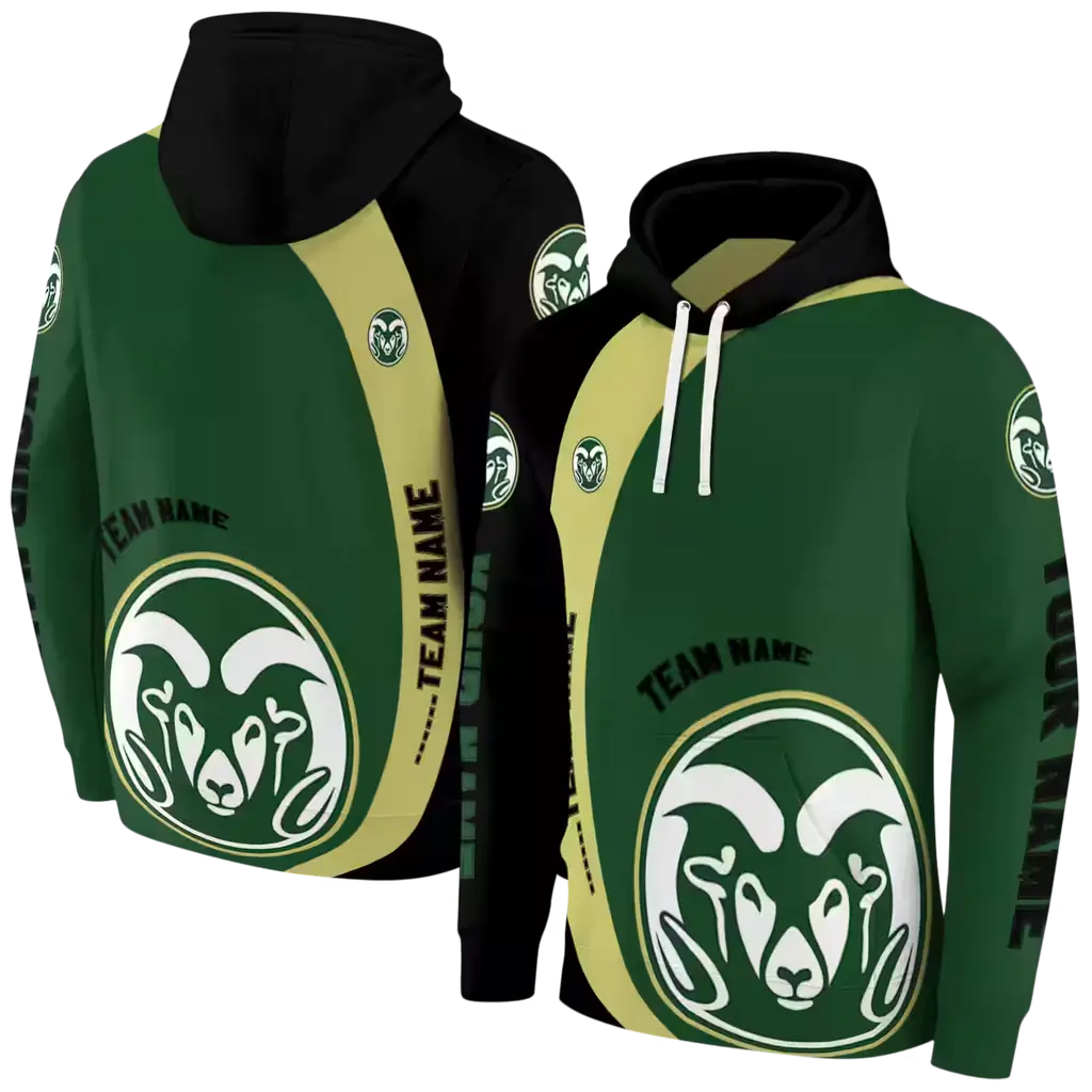 customized colorado state rams minimalist design green black hoodie fashion forward customized colorado state rams minimalist design green black hoodie fashion forward