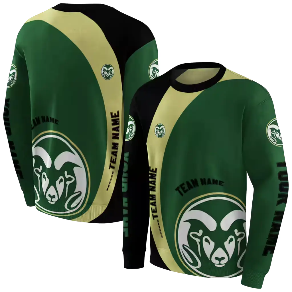 customized colorado state rams minimalist design green black hoodie premium grade customized colorado state rams minimalist design green black hoodie premium grade