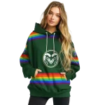 customized colorado state rams rainbow stripes green hoodie best selling
