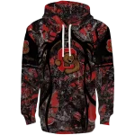 customized cornell big red hunting theme red black hoodie best selling