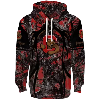 customized cornell big red hunting theme red black hoodie best selling