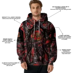 customized cornell big red hunting theme red black hoodie best selling