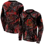 customized cornell big red hunting theme red black hoodie best selling