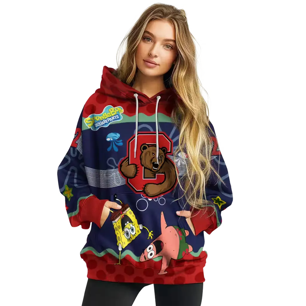 customized cornell big red spongebob patrick star red navy hoodie high quality customized cornell big red spongebob patrick star red navy hoodie high quality
