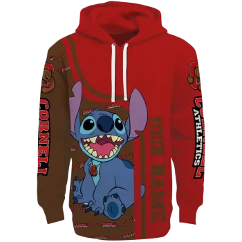 customized cornell big red stitch red hoodie best selling