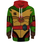 customized cornell big red superhero armor red green hoodie best selling