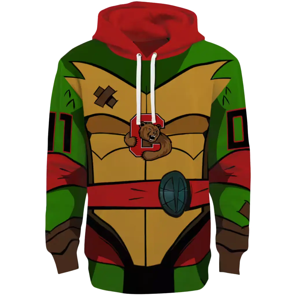 customized cornell big red superhero armor red green hoodie best selling customized cornell big red superhero armor red green hoodie best selling