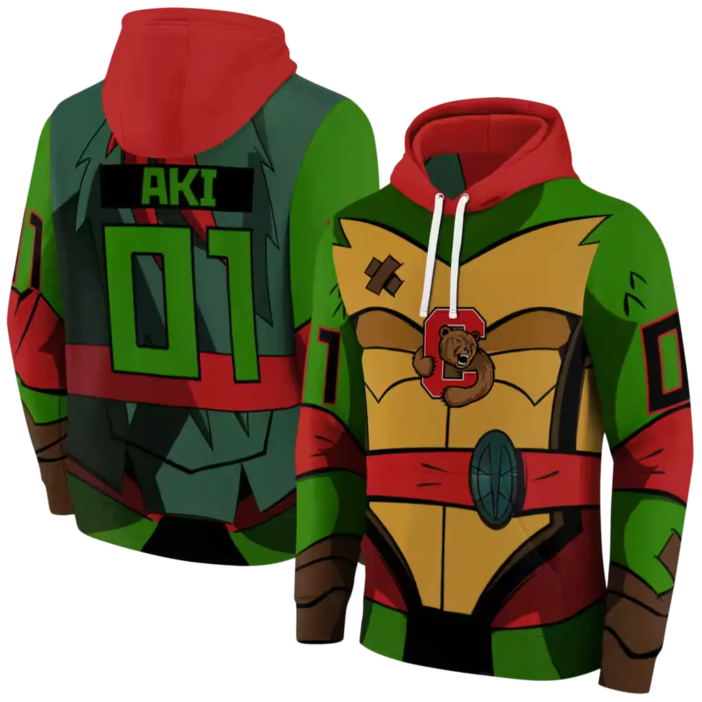 customized cornell big red superhero armor red green hoodie fashion forward customized cornell big red superhero armor red green hoodie fashion forward