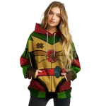 customized cornell big red superhero armor red green hoodie best selling