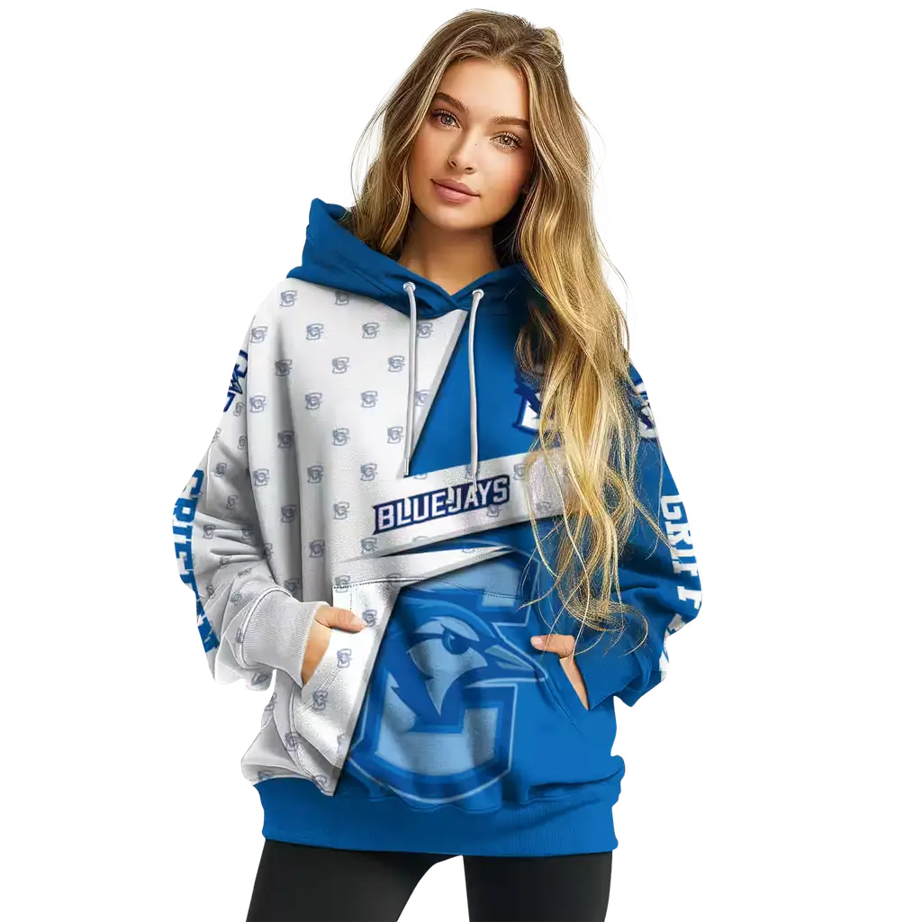 customized creighton bluejays abstract shape blue hoodie high quality customized creighton bluejays abstract shape blue hoodie high quality
