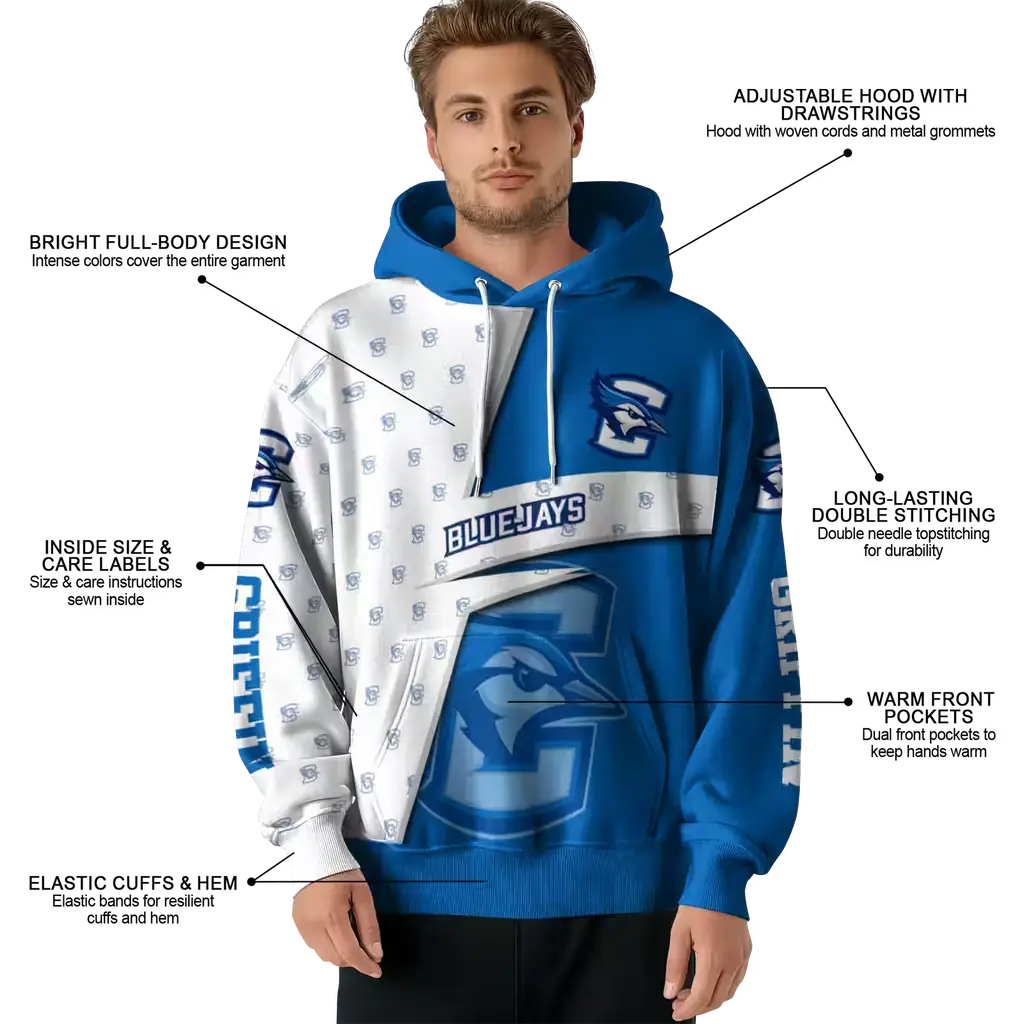 customized creighton bluejays abstract shape blue hoodie latest model customized creighton bluejays abstract shape blue hoodie latest model