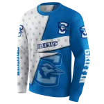 customized creighton bluejays abstract shape blue hoodie best selling