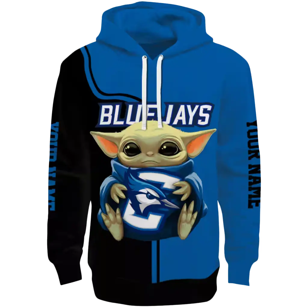 customized creighton bluejays baby yoda blue black hoodie best selling customized creighton bluejays baby yoda blue black hoodie best selling