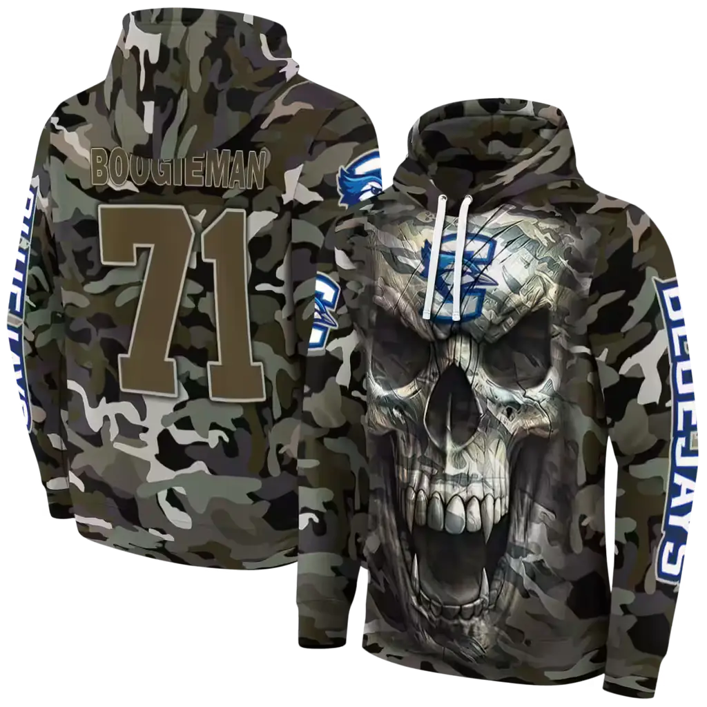 customized creighton bluejays camo skull hoodie fashion forward customized creighton bluejays camo skull hoodie fashion forward