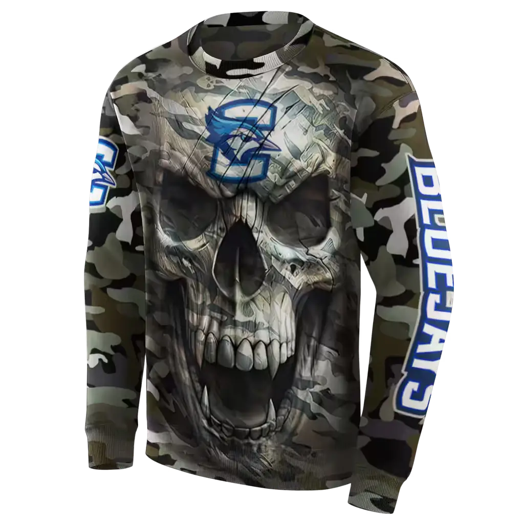 customized creighton bluejays camo skull hoodie new arrival customized creighton bluejays camo skull hoodie new arrival