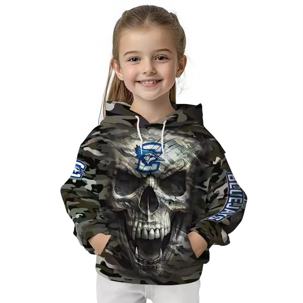 customized creighton bluejays camo skull hoodie top rated customized creighton bluejays camo skull hoodie top rated