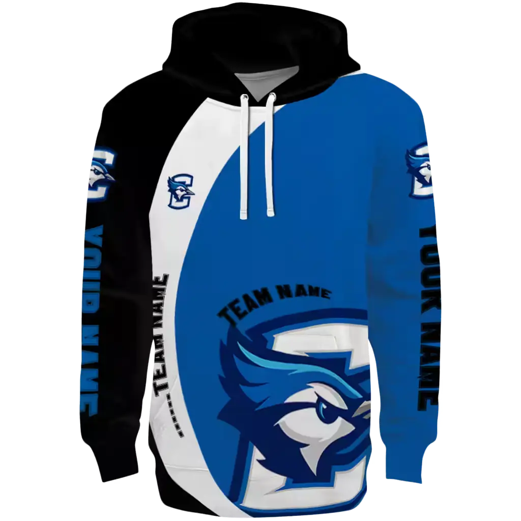 customized creighton bluejays minimalist design blue black hoodie best selling customized creighton bluejays minimalist design blue black hoodie best selling