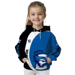 customized creighton bluejays minimalist design blue black hoodie best selling