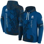 customized drake bulldogs deer silhouette blue hoodie best selling