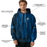 customized drake bulldogs deer silhouette blue hoodie best selling