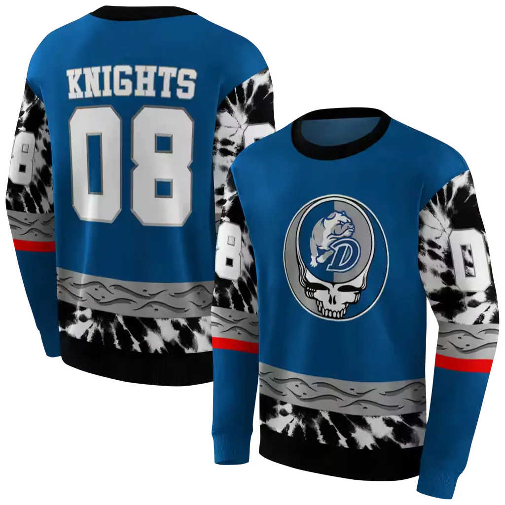 customized drake bulldogs grateful vibes blue hoodie premium grade customized drake bulldogs grateful vibes blue hoodie premium grade