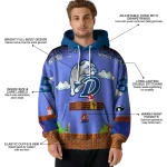 customized drake bulldogs mario blue black hoodie best selling