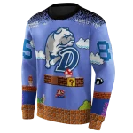 customized drake bulldogs mario blue black hoodie best selling