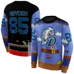 customized drake bulldogs mario blue black hoodie best selling