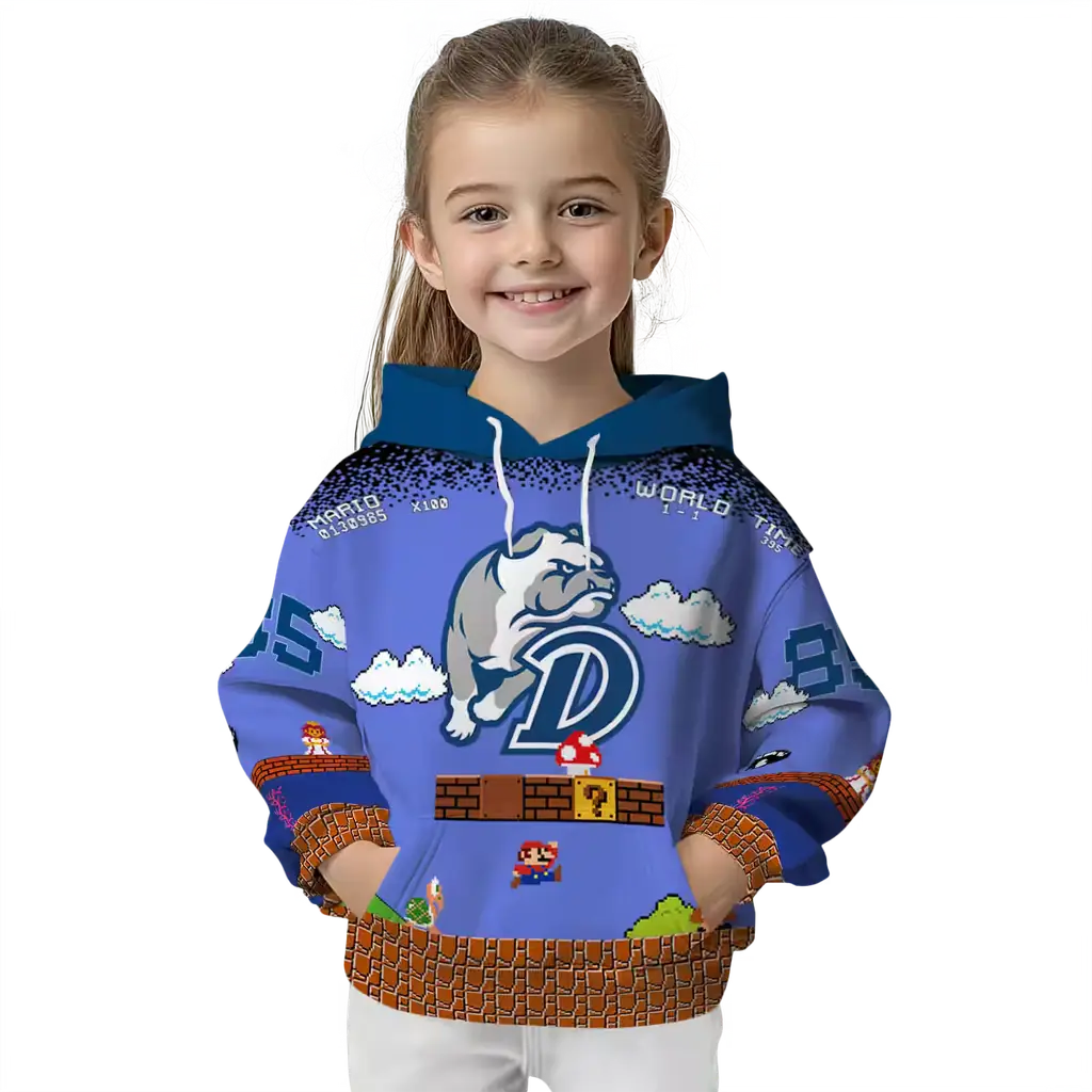 customized drake bulldogs mario blue black hoodie top rated customized drake bulldogs mario blue black hoodie top rated