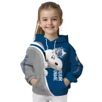 customized drake bulldogs peeking snoopy blue hoodie best selling