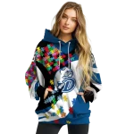 customized drake bulldogs puzzle pieces blue hoodie best selling