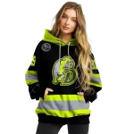 customized drake bulldogs safety motif black neon green hoodie best selling