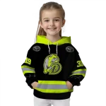 customized drake bulldogs safety motif black neon green hoodie best selling