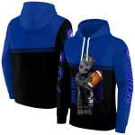 customized duke blue devils baby groot blue black hoodie best selling