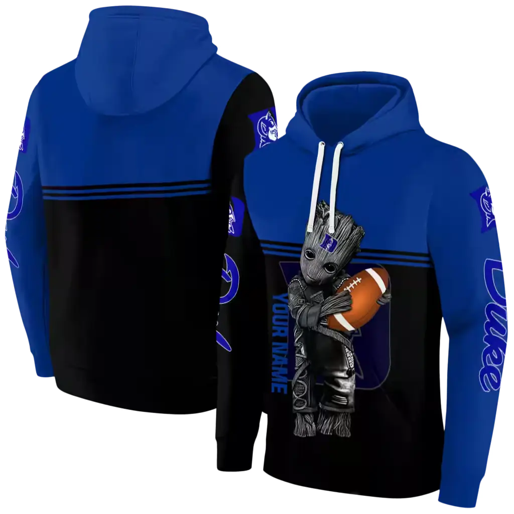 customized duke blue devils baby groot blue black hoodie fashion forward customized duke blue devils baby groot blue black hoodie fashion forward