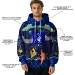 customized duke blue devils spongebob patrick star blue navy hoodie best selling